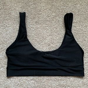 Simple Black Bikini Top